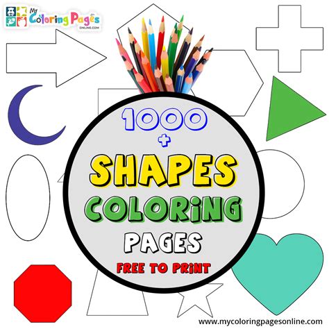 Image result for Shapes Color Sheets