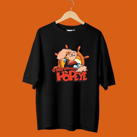 POPEYE LOGO / POPEYE THE SAILOR MAN OVERSIZED T-SHIRTS – PURPLELOVE