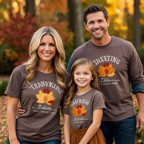 Thanksgiving Shirt Ideas for Family: Festive Styles