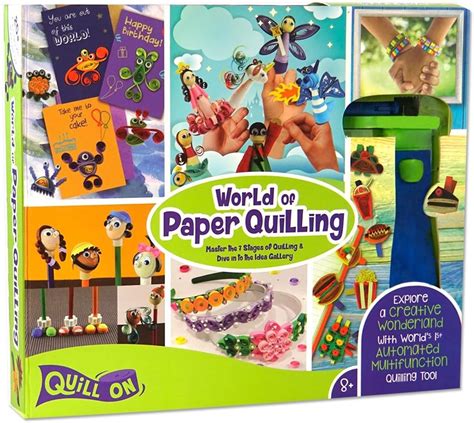 Buy Quill On - Paper Quilling Kit for Beginners, with Electric Quilling ...