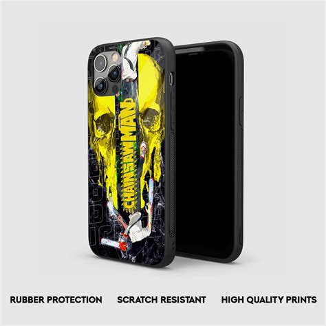 Chainsaw Man Silicone Armored Phone Cases - Animemart