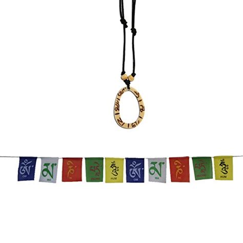 Divya Mantra Combo of Om Mani Padme Hum Mantra Pendant Necklace and ...