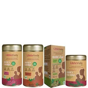 LittleVeda New Mother Gift Hamper - Moms Cookies, Moms Tea & Moms Bars ...