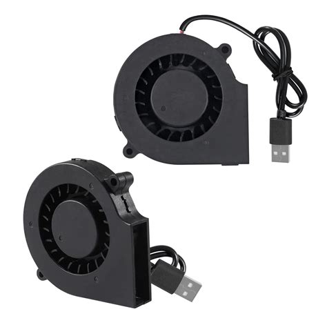 UMLIFE 2 PCS 75mm 5V USB Fan 75mm x 15mm Fan 5V USB DC Brushless ...
