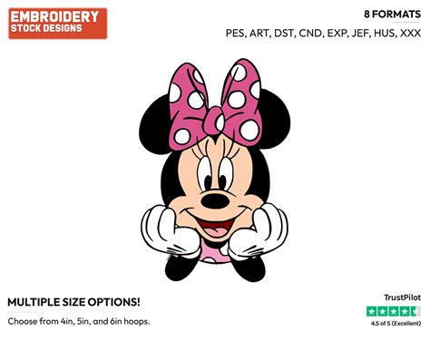 Minnie Mouse Hands Pattern Hallmark Resin Figural Minnie Mouse Hands