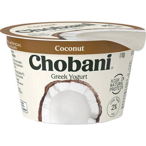 Chobani Coconut Greek Yogurt 170g | Woolworths