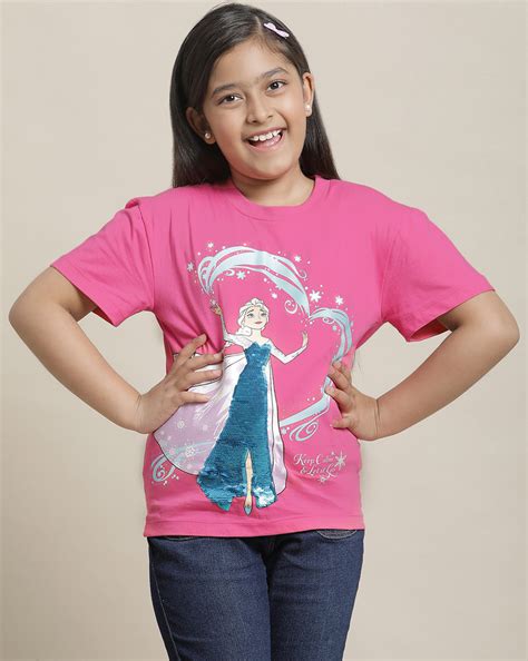 Frozen Regular Fit Tshirt For Girls – Kidsville