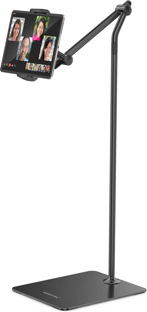 AboveTEK Tablet Floor Stand, Stylish Adjustable iPad Floor Stand ...
