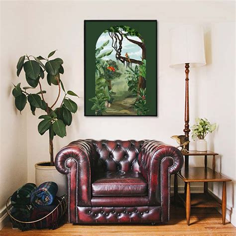 Buy Affordable Studio Artemist Tropical Jungle 4 Nature Canvas Painting ...