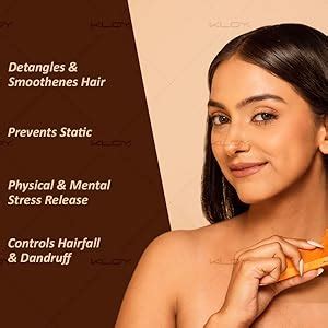 Buy KLOY Oil Treated Kacchi Neem Comb, Treated with Neem Oil, Bhringraj ...