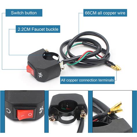 Buy Universal Motorcycle Scooter ATV Handlebar Kill Switch On/Off ...