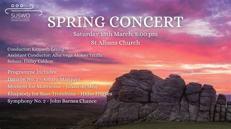 SUSWO Spring Concert 2025, St. Alban's Church, Southampton, 15 March ...