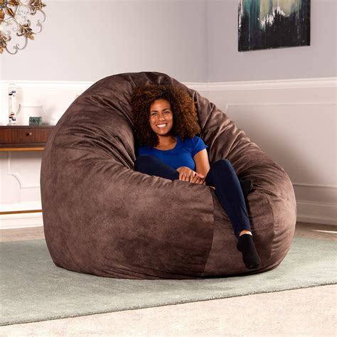 Buy Jaxx 6 Foot Cocoon - Premium Giant Bean Bag for Adults - Padded ...