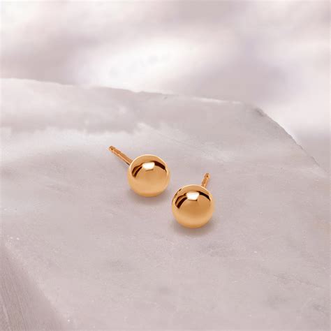 Glow Disc 18KT Gold Stud Earrings