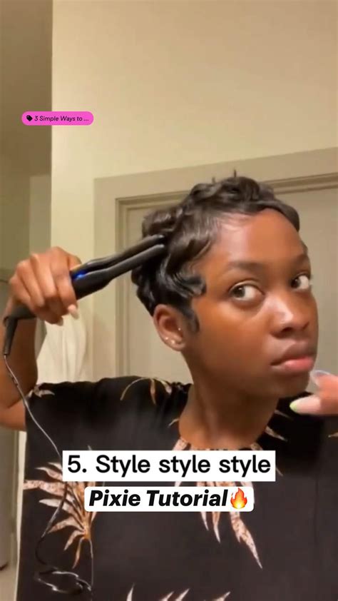 Black hair pixie cut – Artofit