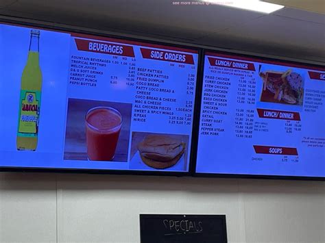 Menu at Only One Jamaican Restaurant, Boston, Hyde Park Ave