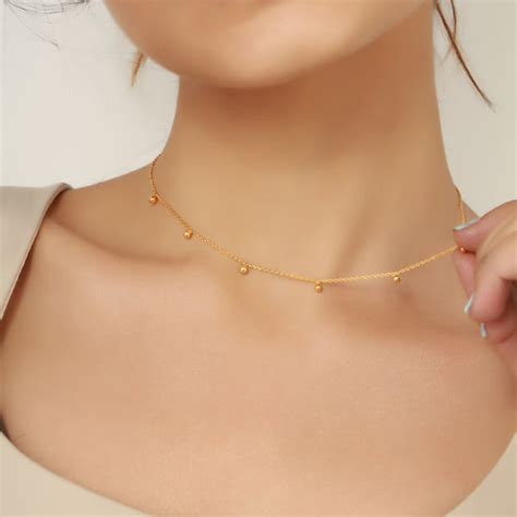 Buy 18K gold chains for women online | Ladies Gold Chain - Starkle