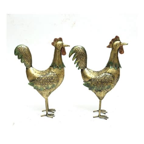 Wrought Iron Animal Figurine in Brown Color – Homez Valley