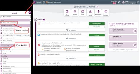MyChart in Spanish | Community Health Network