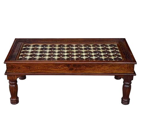 Jangid Handicraft Sheesham Wood Rectangle Center Coffee Table for ...
