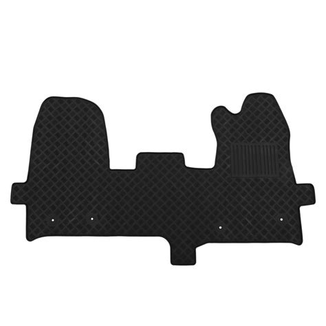 Ford Transit Custom Van 2014-2018 Black Interior Van Floor Mats | Hawk ...