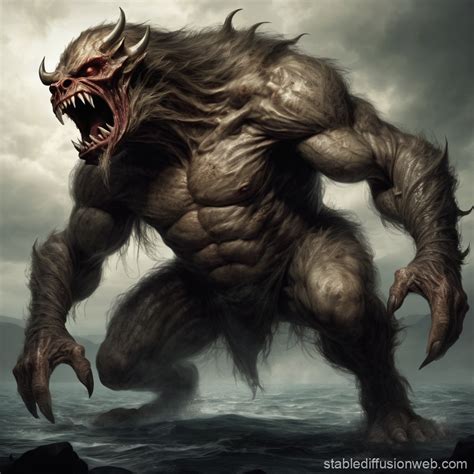 Grendel's Mother from Beowulf | Stable Diffusion Online