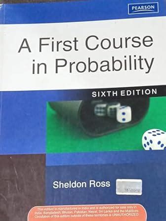 Buy A First Course in Probability (Old Edition) Book Online at Low ...