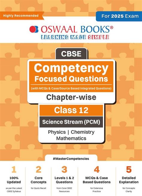 Oswaal Cbse Competency Focused Questions (with MCQS & Case/Source Based ...