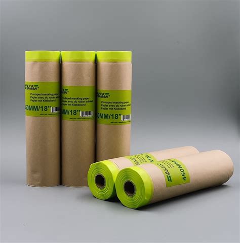 Buy Sanian Pre-Taped Masking Paper and Masking Tape in one Kraft Paper ...