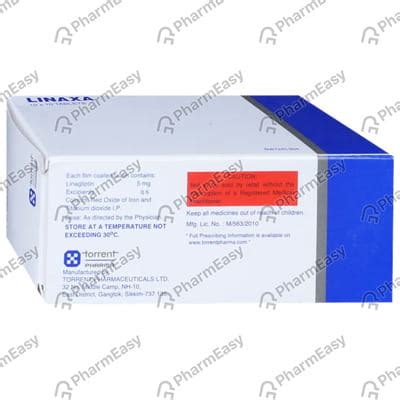 Linaxa 5 MG Tablet (10): Uses, Side Effects, Price & Dosage | PharmEasy