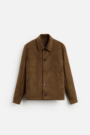 Men's Suede Jackets | ZARA India