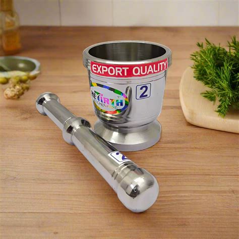 AM5343 Tizer Mortar and Pestle Set for Kitchen Set of 1 Medium – Amd-Deodap