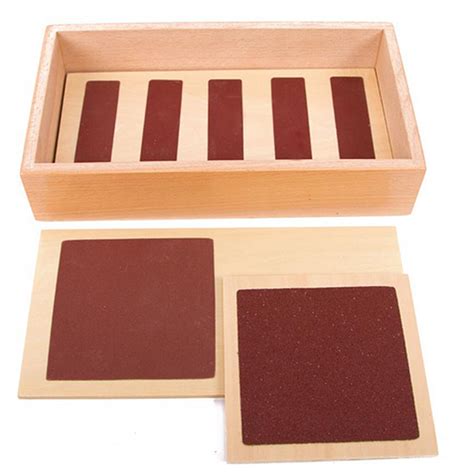 ⚡️Buy Maxbell Wooden Montessori Sensorial Material Rough and Smooth ...