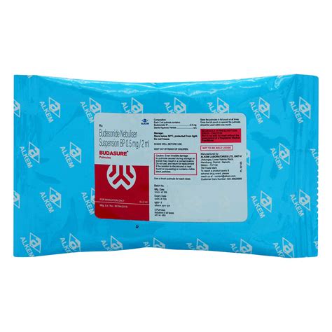 Buy Budasure 0.5 Pulmules 5 x 2 ml online | Uses, Side Effects, Price ...
