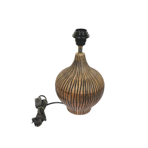 wooden lamp matka shape – Ragaarts