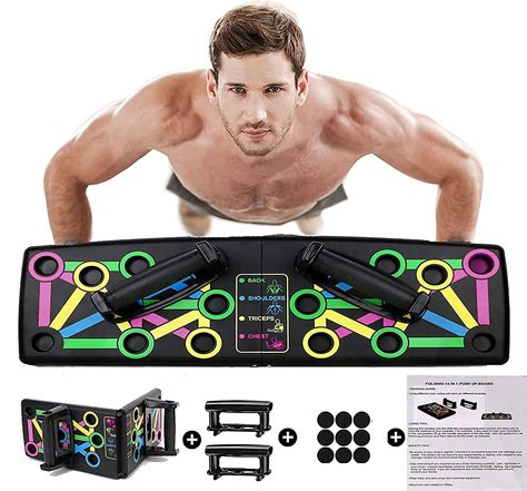 Buy FAMOUS SHOP Foldable Push-up Bracket Fitness Equipment for Unisex ...