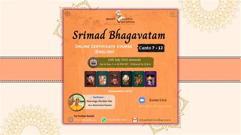 SB_EN_GDD_25: Srimad Bhagavatam Canto 7-12 | ISKCON Wada