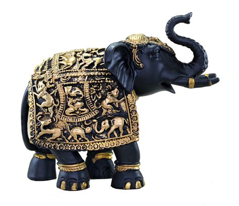 Buy ESPLANADE Resin Elephant Sculpture Showpiece Figurine | Decorative ...