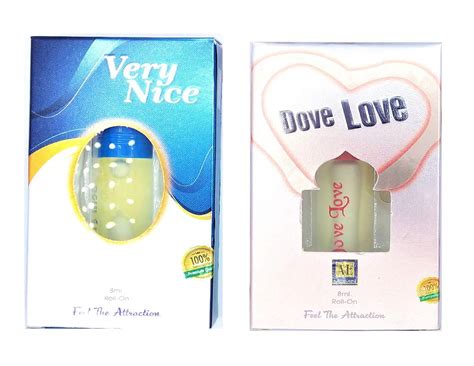Raviour Lifestyle Very Nice and Dove Love Roll On Attar Perfume, Long ...