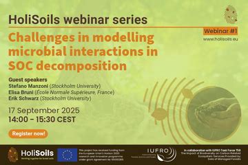 IUFRO - HoliSoils Webinar Series – Challenges in modelling microbial ...