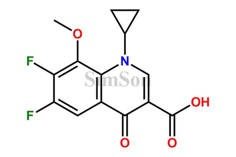 Moxifloxacin Difluoro Methoxy Acid Impurity | CAS No- 112811-72-0 ...