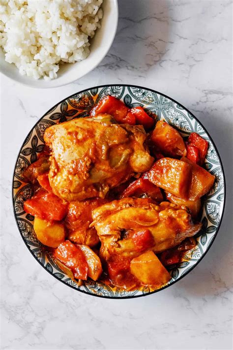 Filipino Chicken Asado - Food Faith Fitness