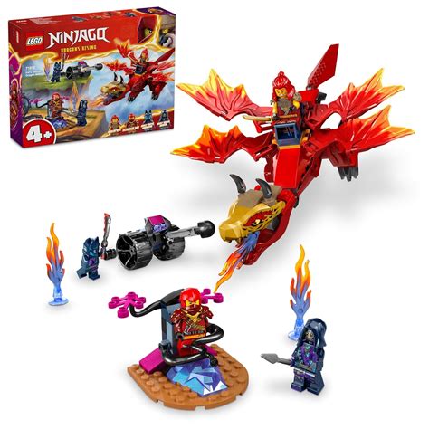 Buy LEGO NINJAGO Kais Source Dragon Battle Toy Adventure Building Kit ...