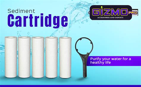 GIZMO PRO Sediment Cartridge / Filter / Candle, Set of 5 Pieces | 10 ...