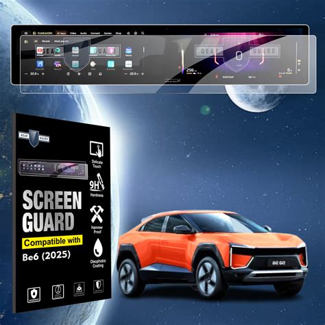 Mahindra BE 6 Accessories Infotainment System Touch Screen Guard