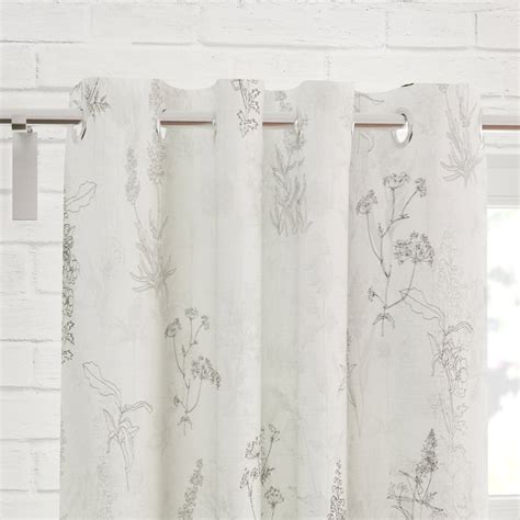 Buy Corsica Fiesta Set of 2 Floral Print Light Filtering Door Curtains ...