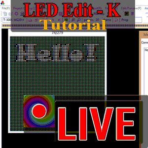 LED Edit LED 的图像结果