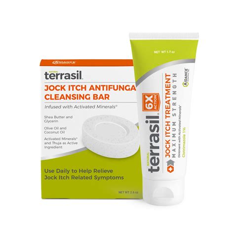 Buy terrasil Jock Itch Antifungal Cream Extra Strength + Jock Itch Soap ...
