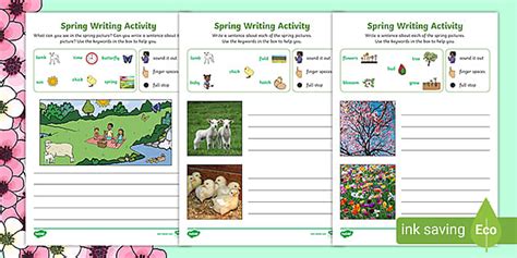 Spring Writing Activities for EYFS Children | Twinkl