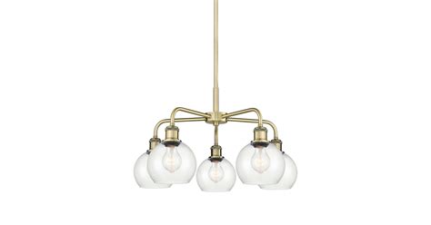 Innovations Lighting 516-5CR-AB-G122-6 Athens 5 Light 24" Wide ...